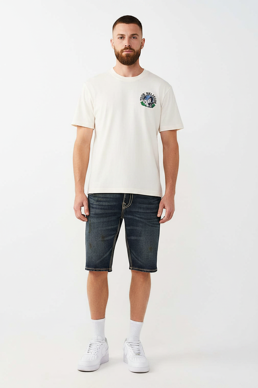 TRUE RELIGION Logo Earth Graphic Tee