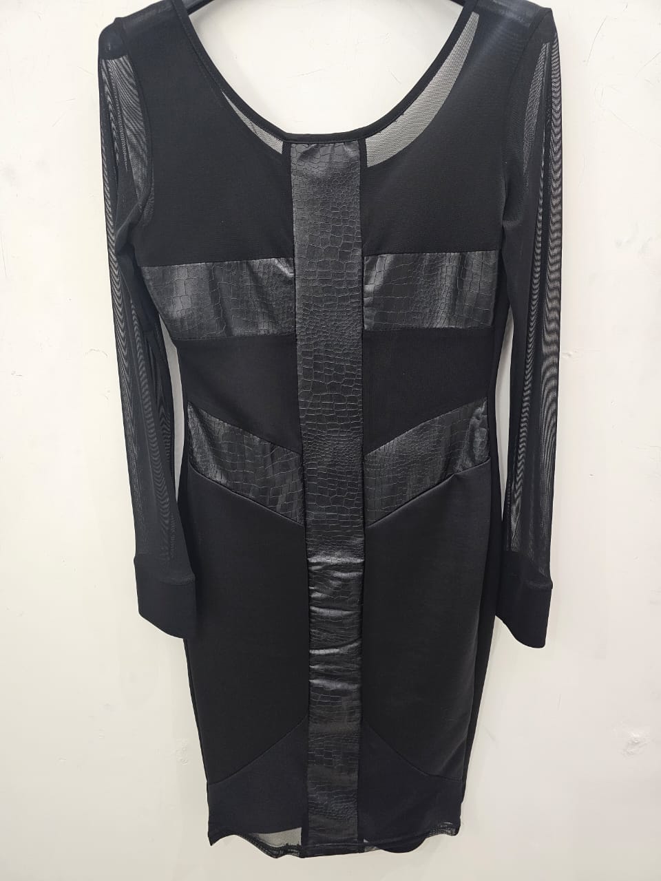 Leather and Fleece Dress#1