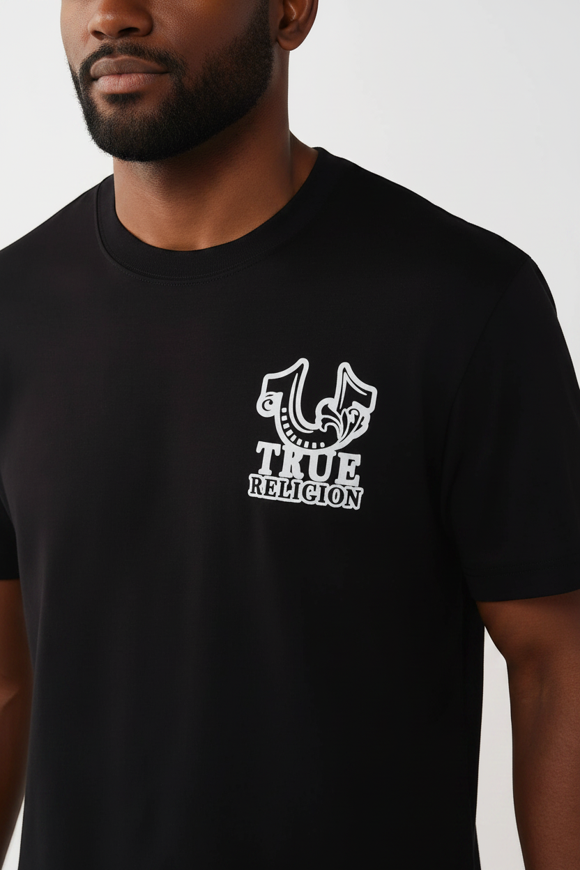 TRUE RELIGION Crest Logo Tee
