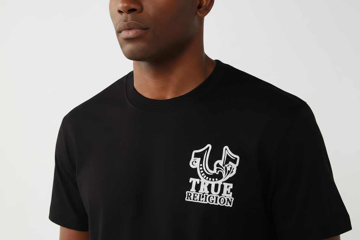 TRUE RELIGION Crest Logo Tee