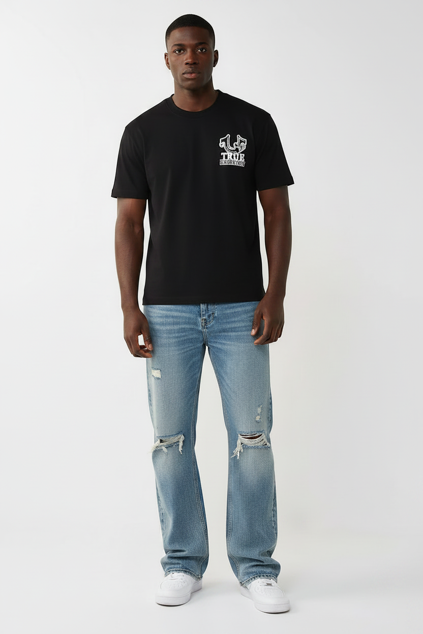 TRUE RELIGION Crest Logo Tee