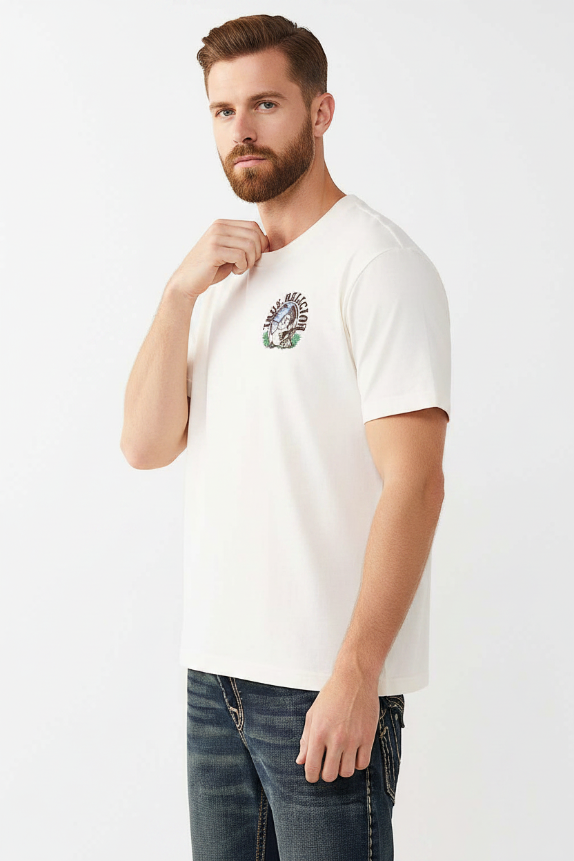 TRUE RELIGION Logo Earth Graphic Tee
