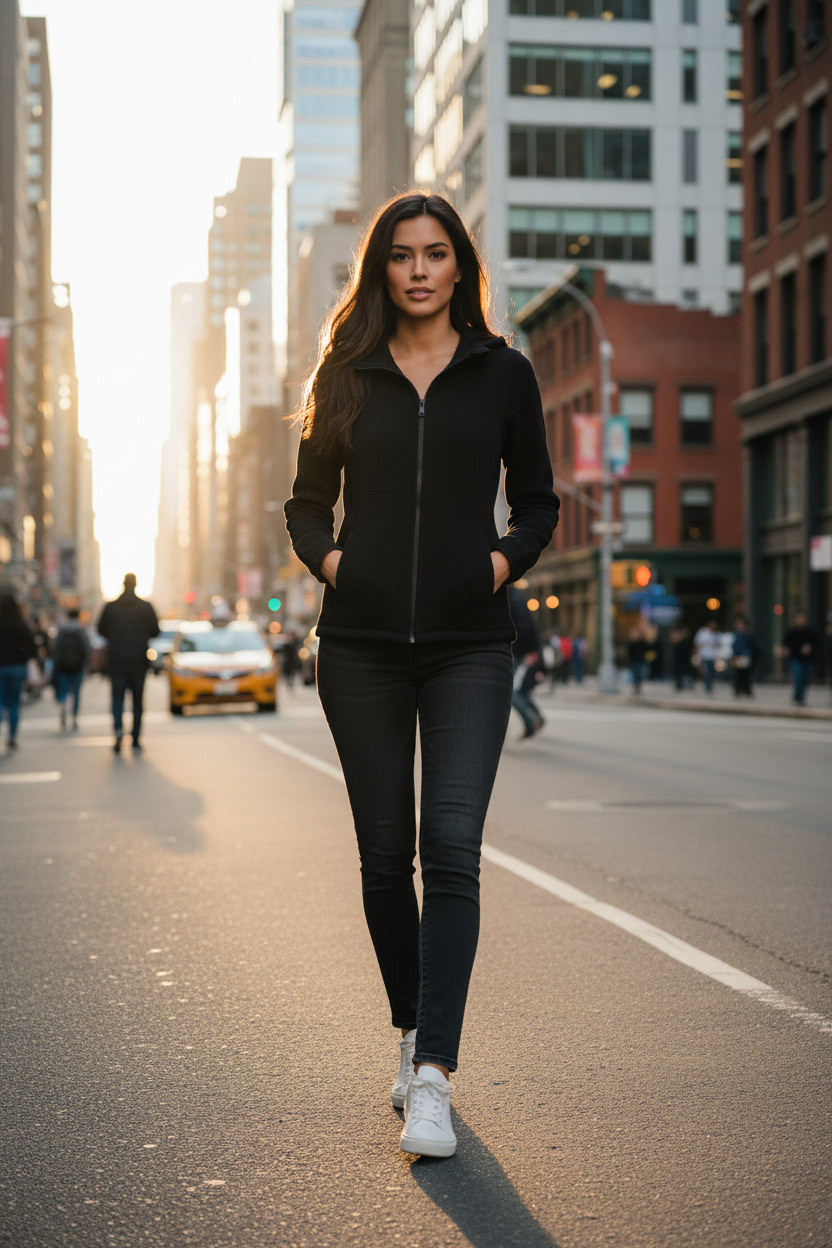 Calvin Klein Performance Women's Active Fleece Full-Zip Hoodie