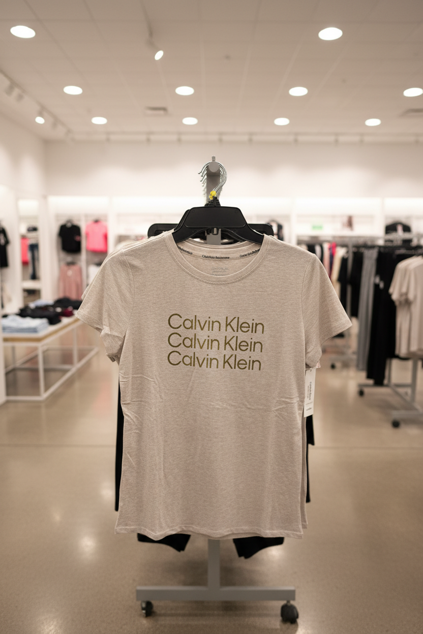 CALVIN KLEIN Women’s Beige T-Shirt