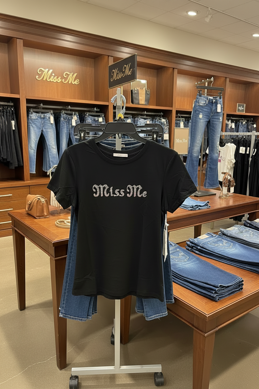 MISS ME Women’s Logo Graphic T-Shirt