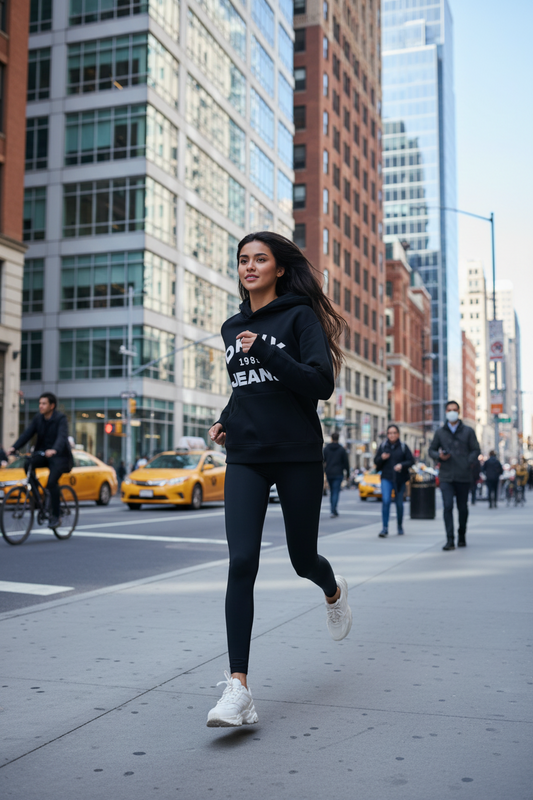 DKNY JEANS Women’s Logo Pullover Hoodie