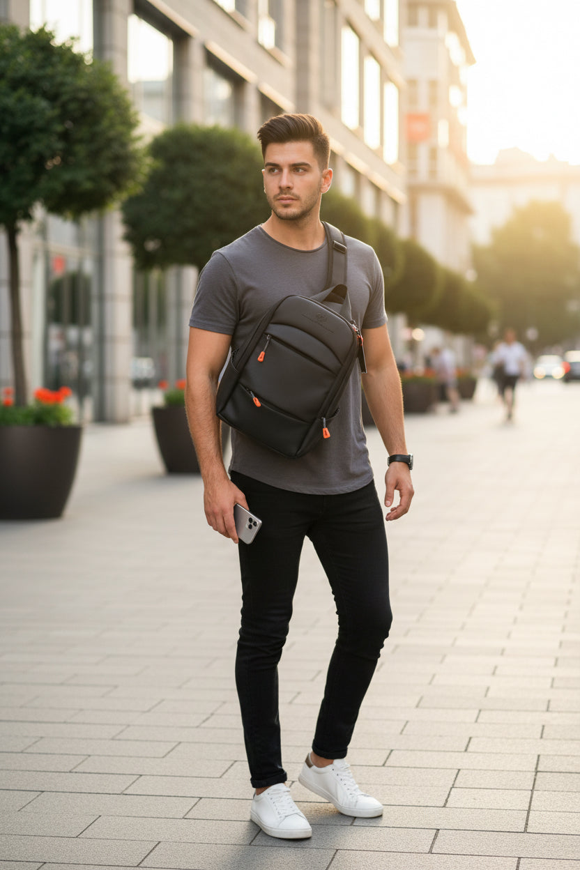 Jack Abrahams Black Sling