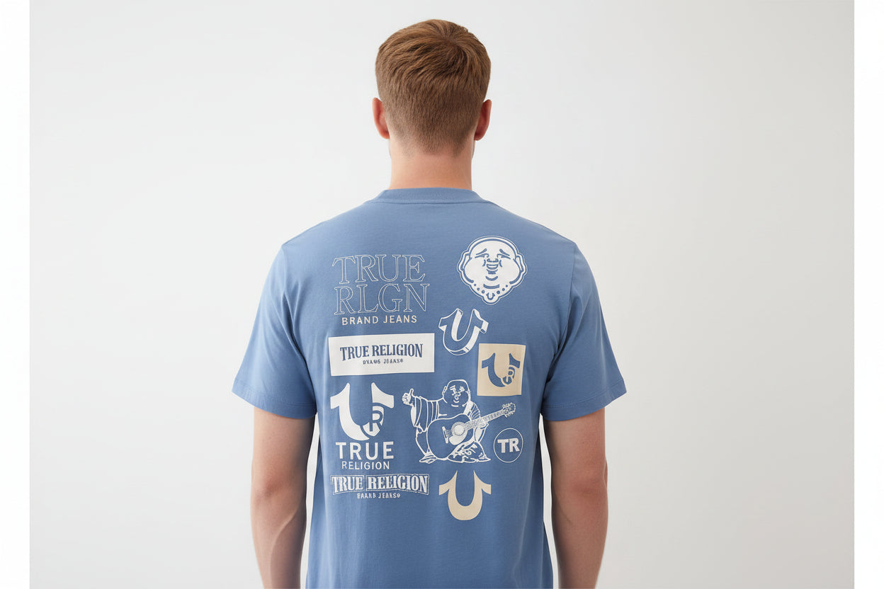 TRUE RELIGION Sticker Graphic Tee
