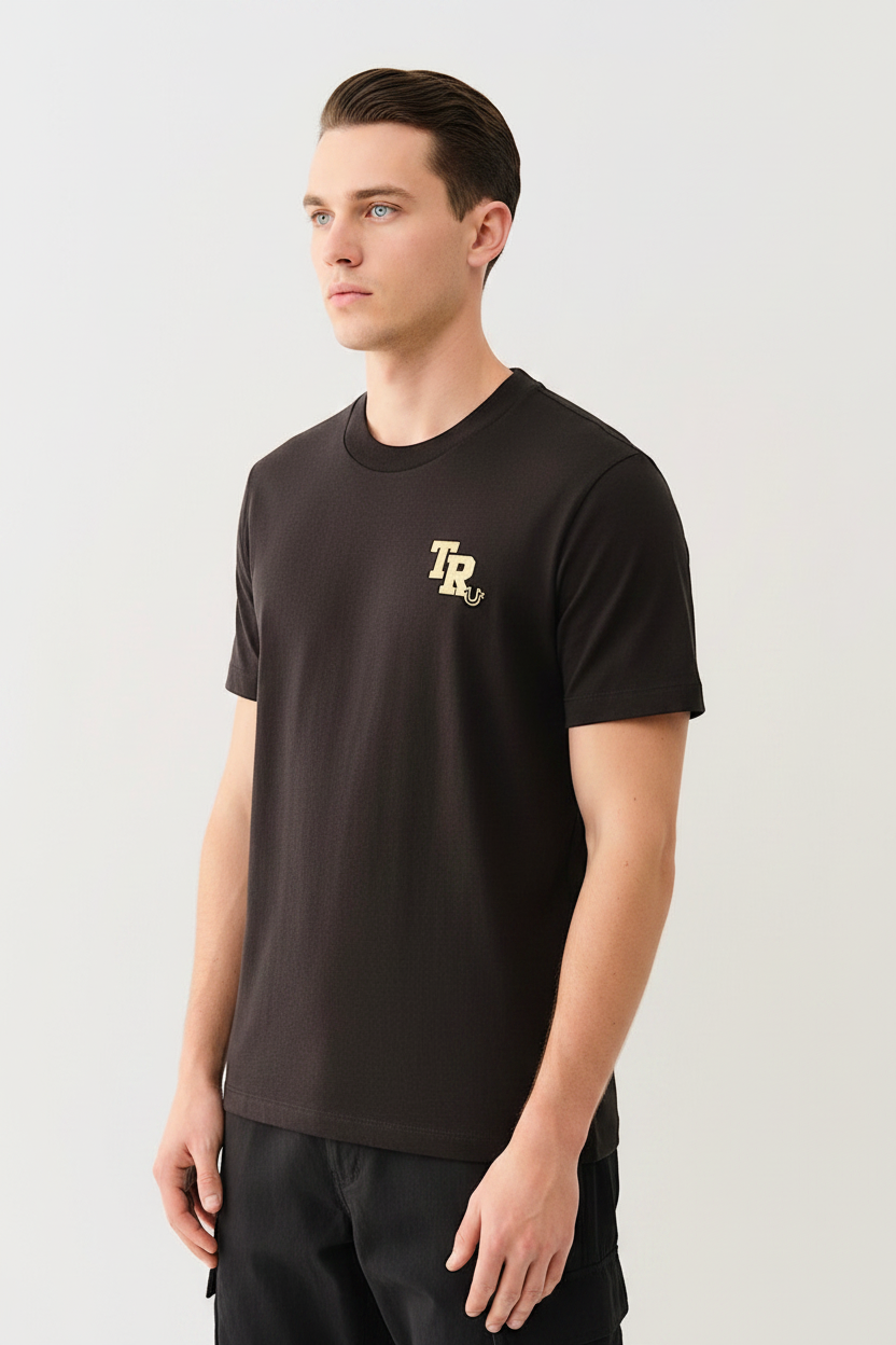 TRUE RELIGION Metallic True Logo Tee