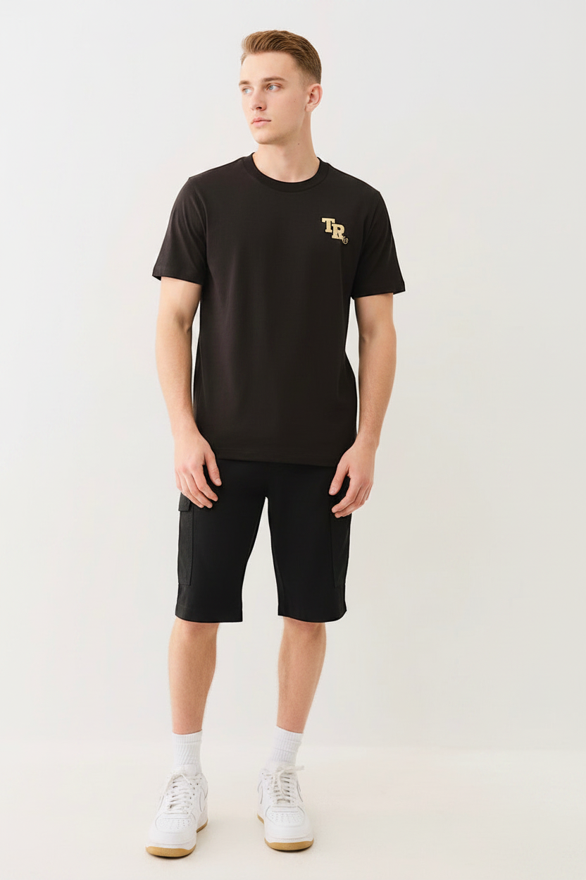 TRUE RELIGION Metallic True Logo Tee
