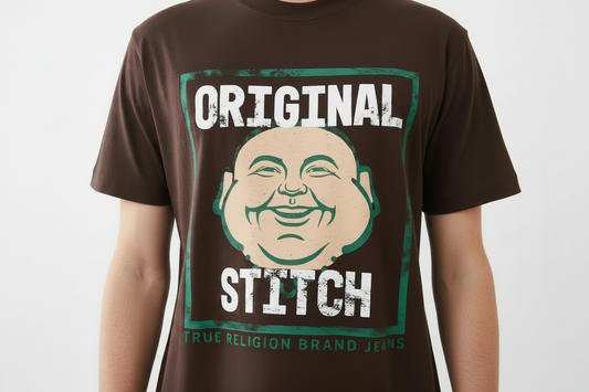 TRUE RELIGION Flocked Original Stitch Tee