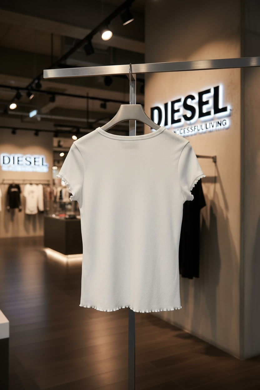 DIESEL T-Angie-Laces  Maglietta T-Shirt