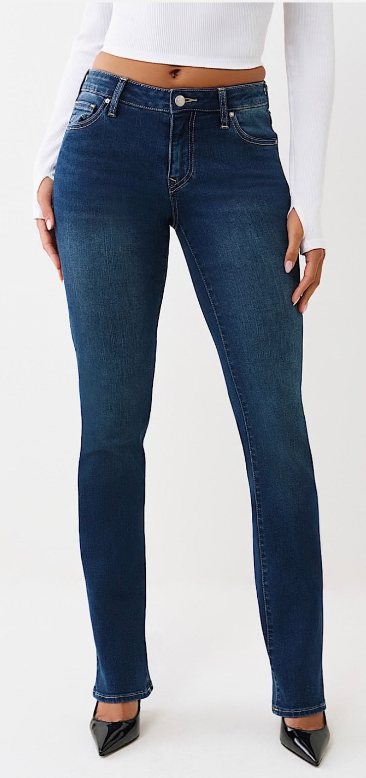 TRUE RELIGION Billie Straight Jean