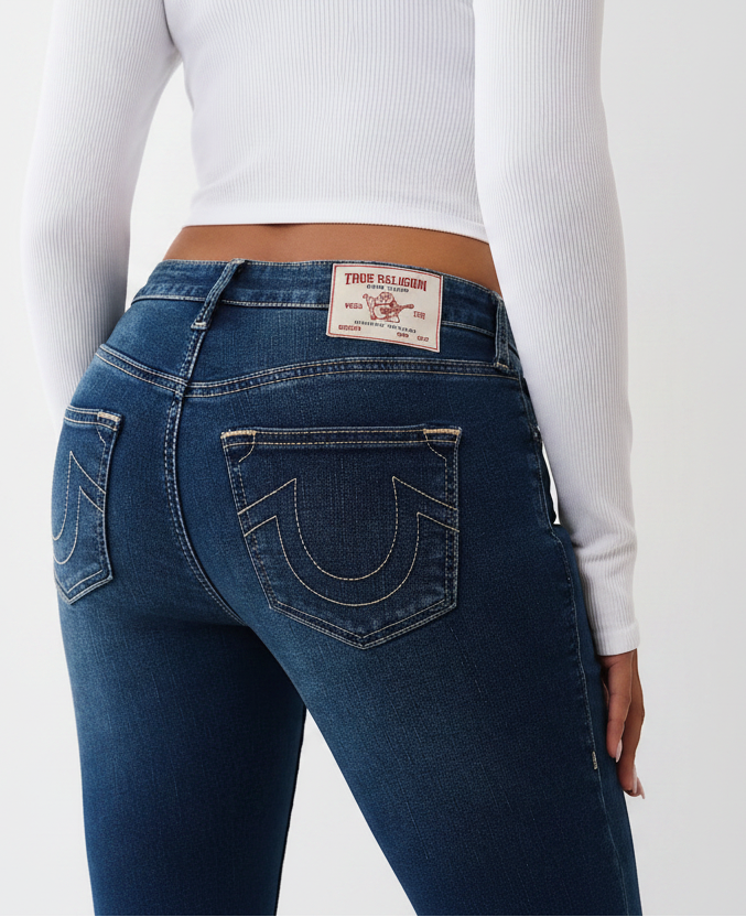 TRUE RELIGION Billie Straight Jean
