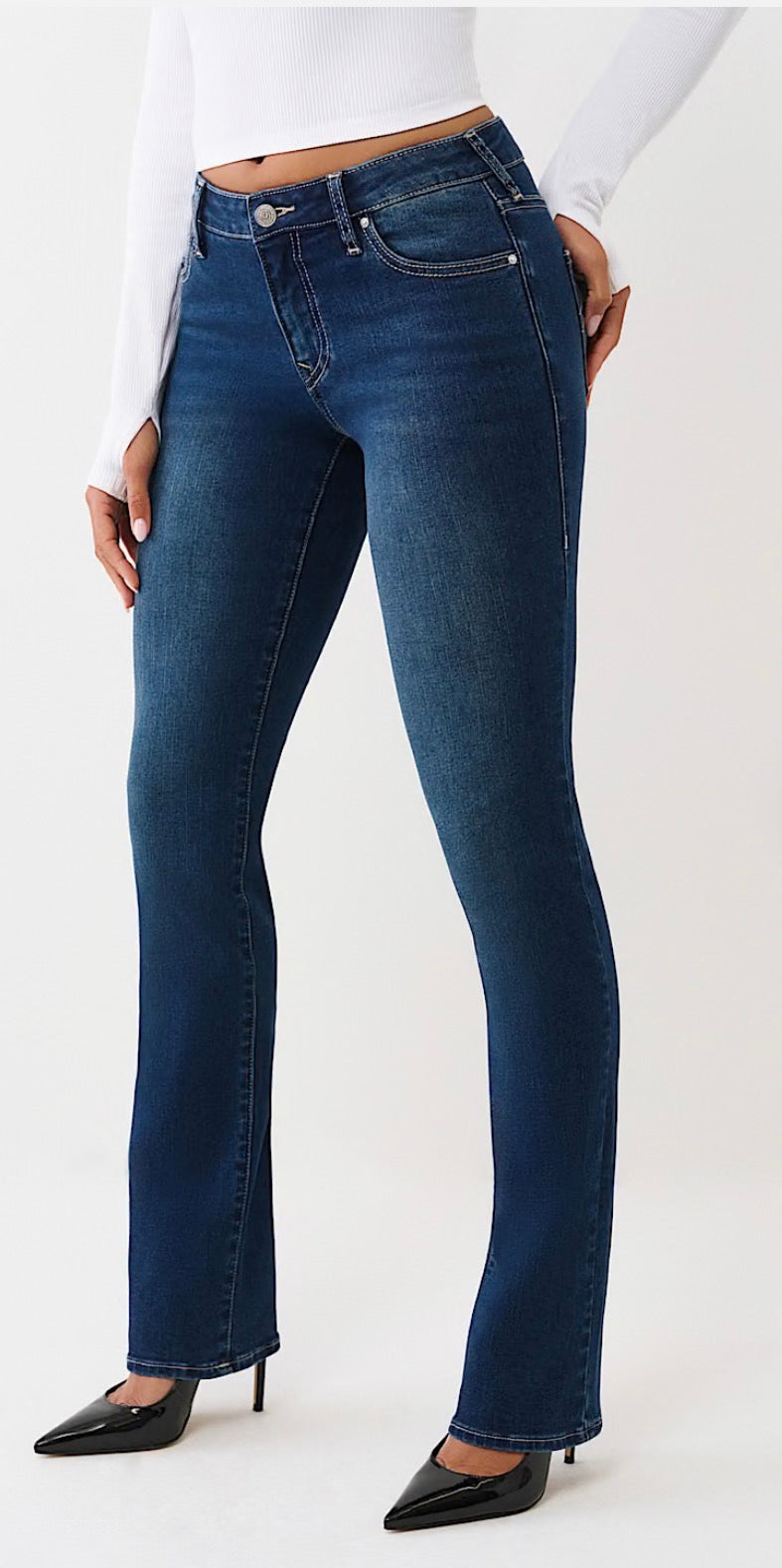 TRUE RELIGION Billie Straight Jean