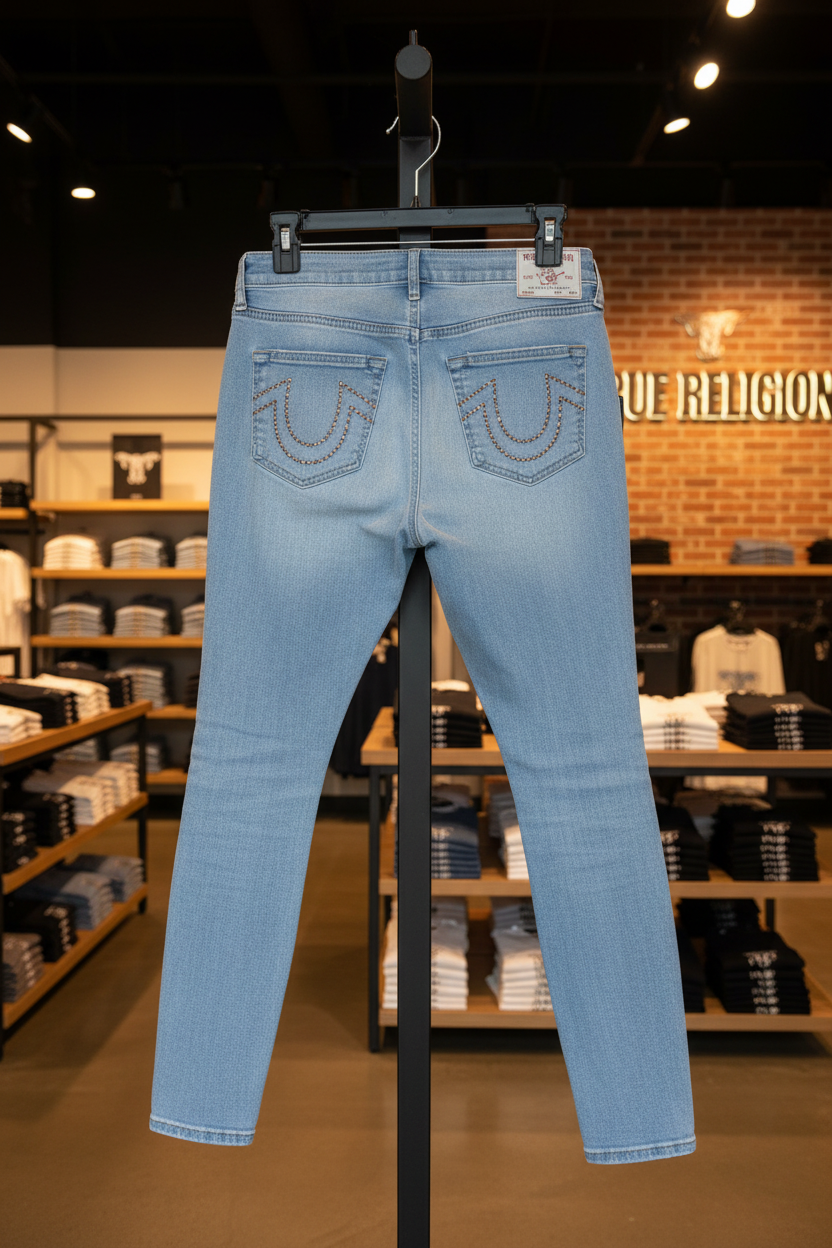 TRUE RELIGION WOMEN Jeans Jennie Crystal SN MR Skinny