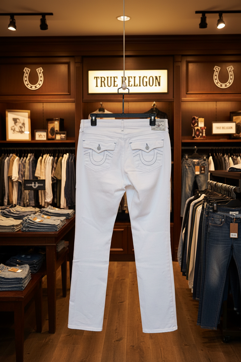 TRUE RELIGION WOMEN Jeans Billie SN Flap Straight