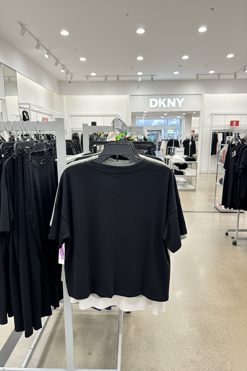 DKNY Women’s Crystal Logo T-Shirt