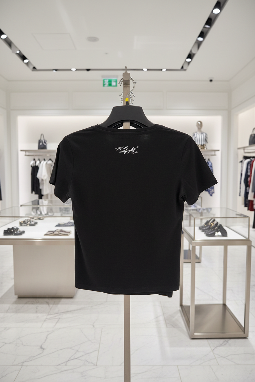 KARL LAGERFELD Women’s Embellished Paris T-Shirt