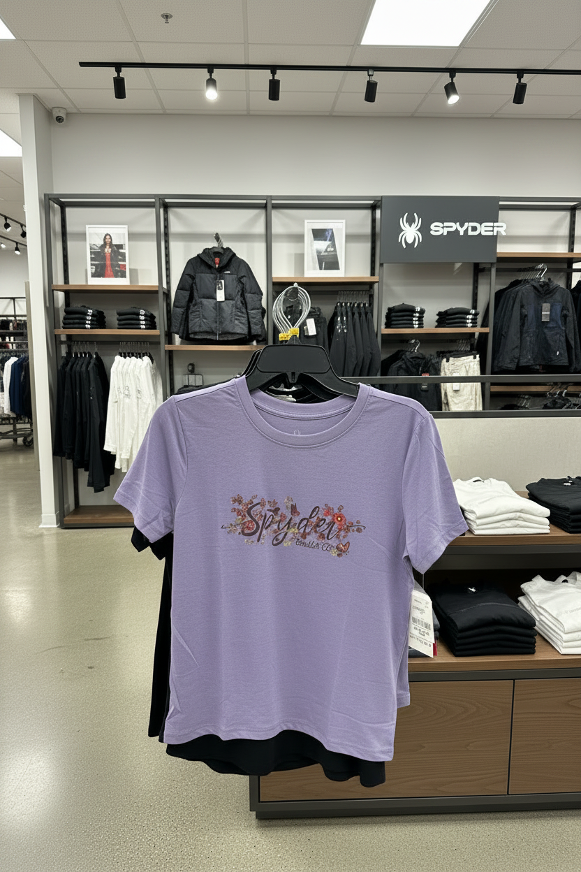 SPYDER Women’s Purple Logo T-Shirt