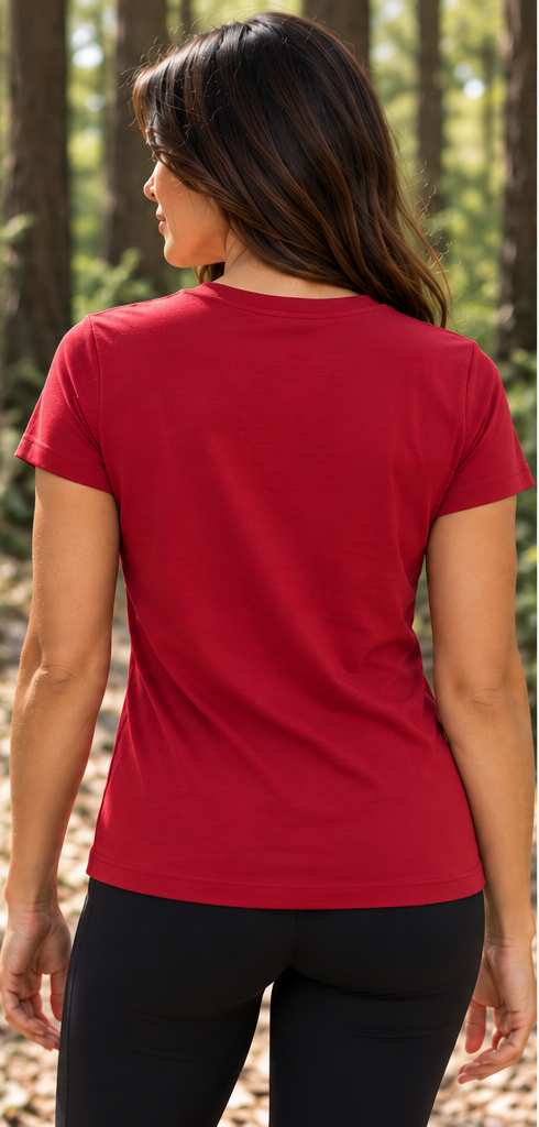 Calvin Klein Performance Women's Stretch T-Shirt – Rugby Red