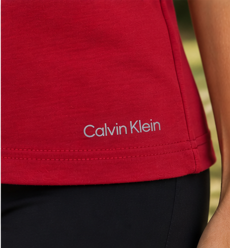Calvin Klein Performance Women's Stretch T-Shirt – Rugby Red